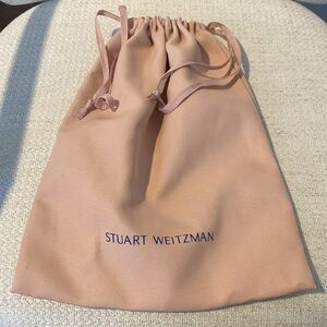 Pink Stuart Weitzman dust Bag